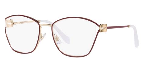 miu miu 53uv|Miu Miu™ MU 53UV Irregular Eyeglasses .